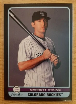 2009 O-PEE-CHEE BLACK BORDER GARRETT ATKINS #212 COLORADO ROCKIES - Image 1 of 2