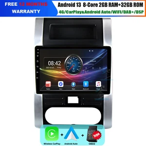 Radio de coche estéreo 9" Android 13 GPS CarPlay navegación por satélite para Nissan X-Trail 2007-2015 - Imagen 1 de 24