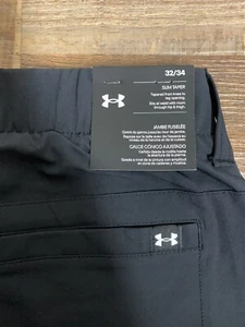 Under Armour Mens UA Drive 5 Pocket Black Golf Pants 1364934 - New(32Wx34L) - Picture 1 of 10
