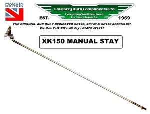 JAGUAR XK150 BOOT TRUNK  LID PROP ROD STAY & BRACKET BD9570. / BD16702. BD3393 - Picture 1 of 5