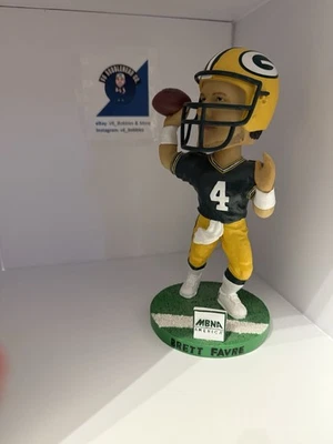 Bobblehead Brett Favre de los Green Bay Packers ~ Coleccionable exclusivo de la NFL 🏈 Foto 1 de 4
