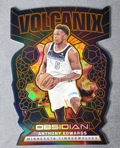 2024-25 Panini Obsidian Volcanix #4 - Anthony Edwards - Estuche Hit SSP  - Imagen 1 de 2