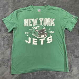 Camiseta de fútbol americano de la NFL verde mediana de los New York Jets para hombre camiseta casco 1960 - Imagen 1 de 13