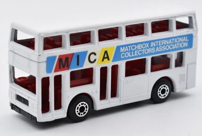 Matchbox Superfast #17 Leyland Titan London Bus bianco MICA. Base cinese - Immagine 1 di 3