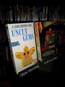 Safdie Brothers Double Feature Custom VHS LITHOGRAPH Uncut Gems/Good Time RARE - Picture 1 of 7