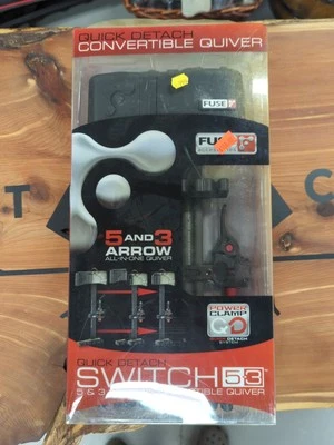 Fuse Quick Detach Carbon Convertible 5 & 3 ARROW QUIVER: Color Black - Image 1 of 2