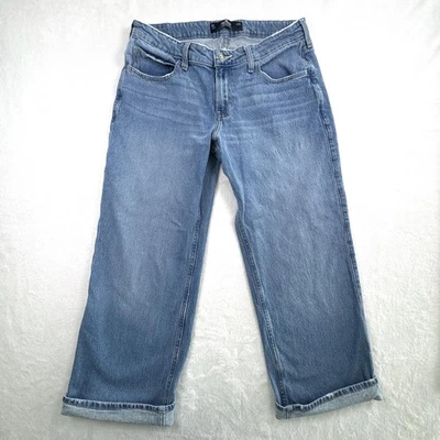Hollister Jeans Womens 8S W29S Low-Rise Baggy Vintage Stretch Light Wash Denim - Image 1 of 4