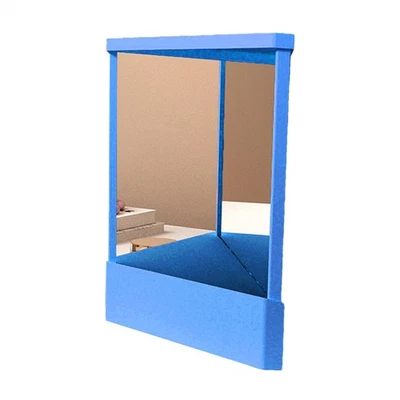 Espejo real espejo verdadero no reversible para imagen real no inversa no inversa Foto 1 de 4