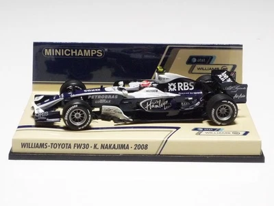 MINICHAMPS 1:43 WILLIAMS TOYOTA FW30 K. NAKAJIMA 2008 Foto 1 de 4