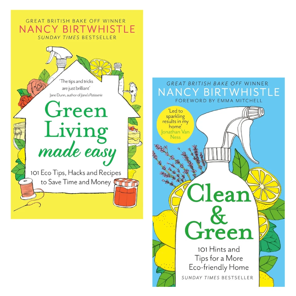 Nancy Birtwhistle 2 Book Set: Green Living Made Easy & Clean and Green - Image 1 of 3