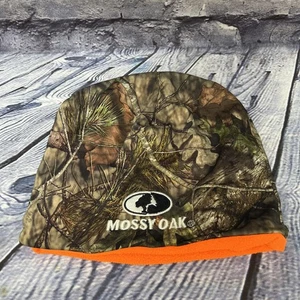 Mossy Oak - Camouflage Orange - Reversible Stocking Cap Beanie - Picture 1 of 12