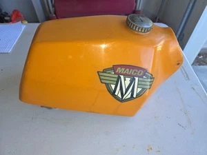 1970 Maico MC 250 400 Plastic Fuel Tank Gas Tank Nice Condition Used - Picture 1 of 7