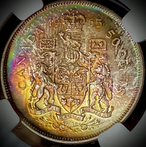 1965 canada 50 cents Ngc Ms64 - Picture 1 of 3