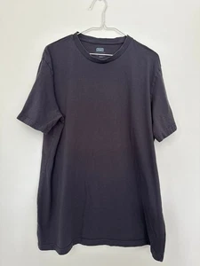 Kith Shirt Uomo XL Grigio Manica Corta Girocollo Casual Basic T-Shirt Cotone - Foto 1 di 6
