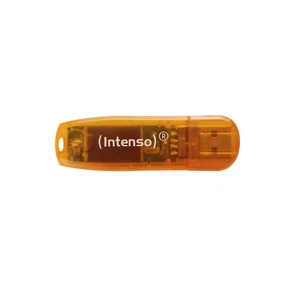 Intenso 3506460 64 GB Rainbow USB 2.0 Flash Drive - Orange 64 GB Orange - Picture 1 of 7