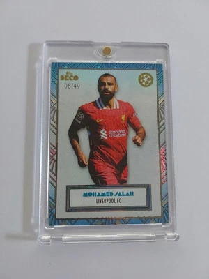 Topps Deco 2024-25 Mohamed Salah Liverpool Premium League (Parallel: 8/49) - Image 1 of 2