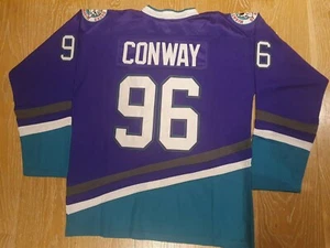 Premium Ice Hockey Mighty Ducks #96 Conway Jersey, AU Stock, Fast shipping - Picture 1 of 20