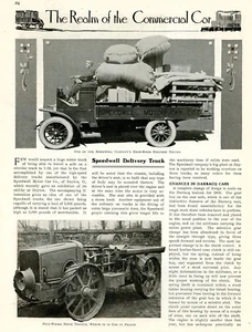 1908 Original Early Article Speedwell Hi-Speed Delivery Truck w/Photo. Dayton OH - Picture 1 of 2