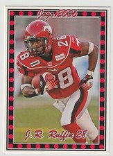 2006 Jogo CFL J.R. Ruffin Rookie Card #90 Calgary Stampeders Idaho