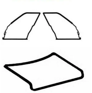 Para BMW E21 Coupe 2Inner Puertas Burlete Y Maletero Tapa Goma Sello 3 Piezas - Imagen 1 de 6
