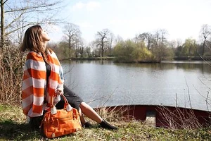Shopper bolso de mujer bolso de mano bolso asa naranja nuevo bolso сумка - Imagen 1 de 4