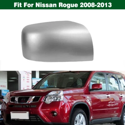 Silver Right Side Rearview Mirror Cover Housing Cap for Nissan Rogue 2008-2013 Foto 1 de 4