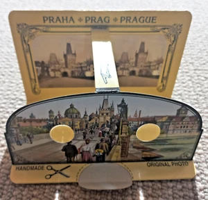 Prague Praha Prag Czech Republic Stereoview Postcard hand made Original Photo - Bild 1 von 11