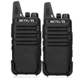 Retevis RT22 UHF Walkie Talkies Zwei Wege Funkgeräte für Kirche/Schule 2er Pack - Bild 1 von 2