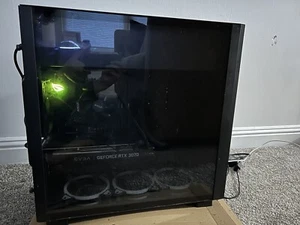 PC Gaming Setup for sale! 2 monitors, keyboard mouse and PC for 1500! 32&27 inch - Picture 1 of 7