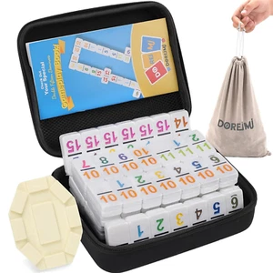 Mexican Train Dominoes Set Double 15,Double Fifteen Dominoes with 136 Colored... - Picture 1 of 8