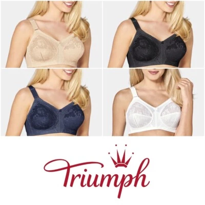 Sujetador clásico Triumph Doreen taza completa sin cable talla 46 - 48 B-K 10166213 Precio de venta sugerido por el fabricante 38 £ Foto 1 de 4