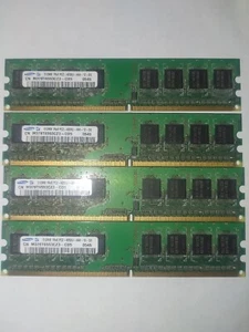 2GB (4 x 512MB) Samsung Desktop Memory Ram 1Rx8 PC2-4200U CN M378T6553CZ3-CD5 - Picture 1 of 1