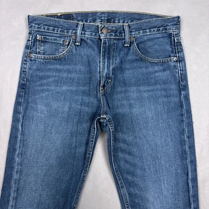 Levis Jeans Men 32x34 Blue Bootcut 527 Denim Pant Washout Faded Western Workwear - Picture 1 of 18
