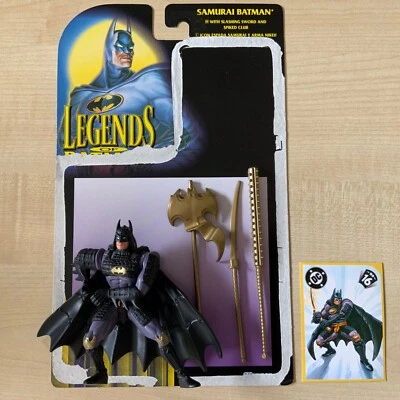 Vintage Legends of Batman Figure Samurai + Cardback 1995 Kenner COMPLETE — 第 1/4 张图片