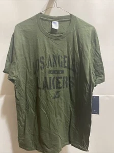 Los Angeles Lakers men’s shirt Fanatics green army - Picture 1 of 4