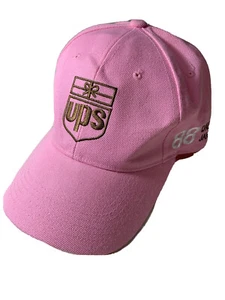 Nascar Dale Jarrett #88 UPS Racing Cotton Pink Baseball Cap Hat Adjustable - Picture 1 of 7