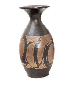 Stoneware Robert Maxwell Glazed MCM Pottery Vase - Picture 1 of 6