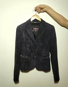Escada Blazer Velvet Purple Women Sz.36 (S) Ladies Designer Jacket Suit Ladies - Picture 1 of 8