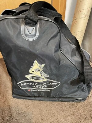 Sapatos de salto esportivo canguru preto-cinza tamanho 13 - Imagem 1 de 4