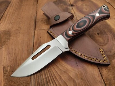 Custom Handmade 12c27 Steel Fixed Blade EDC knife Survival Outdoor Hunting Knife - Image 1 of 4