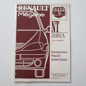 Werkstatthandbuch Renault Megane I Besonderheiten Phase II außer Scenic 1999 - Bild 1 von 3