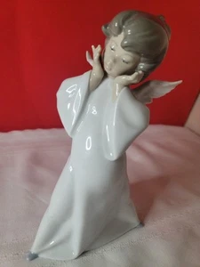 Figura Ángel Mimo Lladro 8 3/4" Vintage #4959, Hecha a Mano en España Sin Caja - Imagen 1 de 5