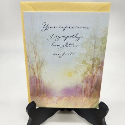 Hallmark Your Expression of Sympathy Brought Us Comfort Cards+Envelopes 11 Sets - Image 1 of 4