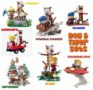 Calvin & Hobbes Style Block Sets | 7 Sets To Choose From | Collect them all!! - Picture 1 of 56