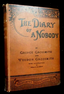 The Diary of a Nobody George & Weedon Grossmith (1892-1st) Rare Victorian Novel - Picture 1 of 14