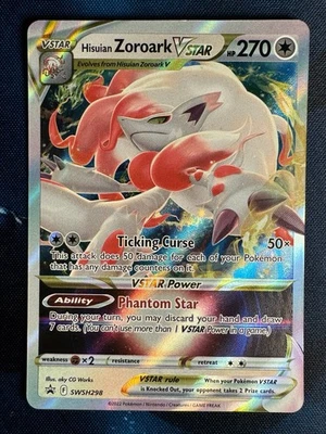 Hisuian Zoroark VSTAR SWSH298 SWSH: Sword & Shield Promo Cards Holo - Image 1 of 2