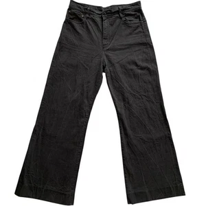 G Star Raw Deck Ultra High Wide Leg Baggy Jeans Womens Size L32 W32 Black Denim - Picture 1 of 17