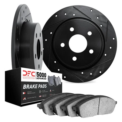 For Lexus SC430 02-10 DFC PRO-KIT 5000 Drilled & Slotted Rear Brake Kit Foto 1 de 2