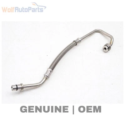 AUDI A8 D4 2013-2018 4,0 L - Tubo de suministro de aceite turbo derecho / línea 079145140F Foto 1 de 4