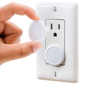 Outlet Covers Baby Proofing (50 Pack) Safe & Secure Electric Plug Protectors | S - Picture 1 of 12